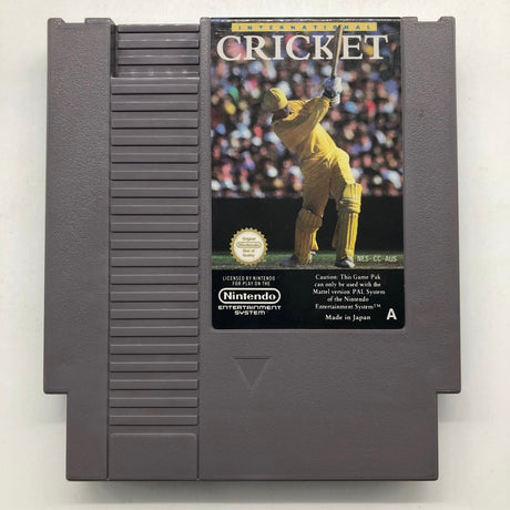 International Cricket Nintendo Entertainment System NES Game PAL