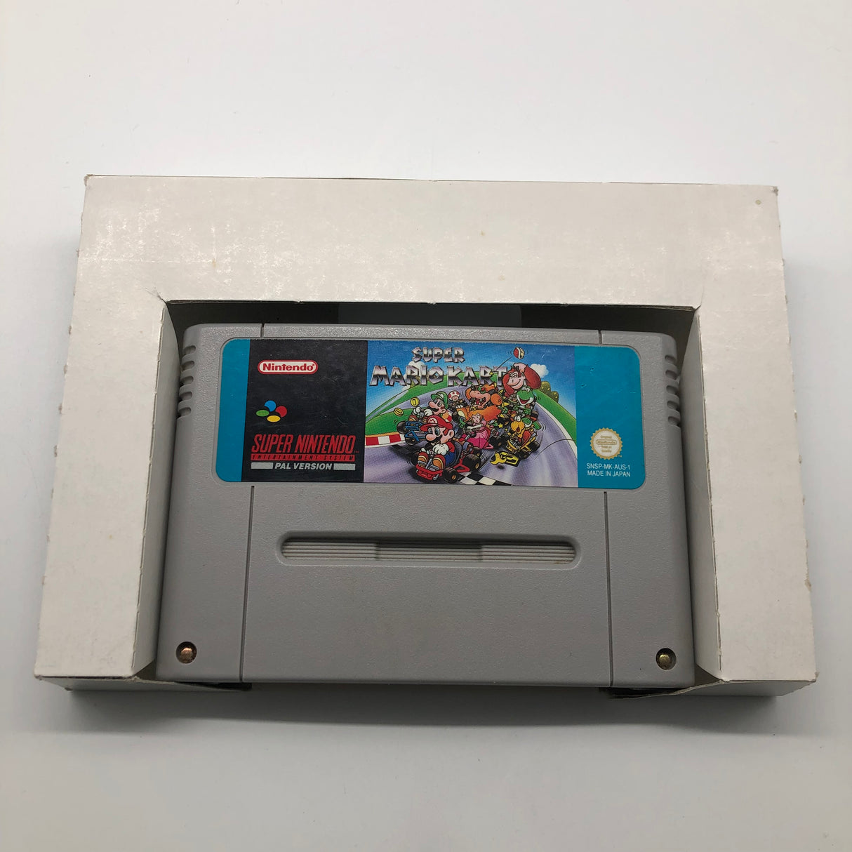 Super Mario Kart Super Nintendo SNES Game Boxed Complete PAL