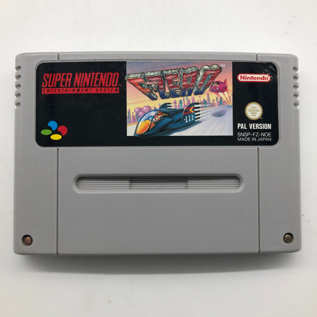 F-Zero Super Nintendo SNES Game Cartridge PAL
