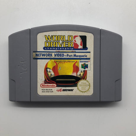 World Driver Championships Nintendo 64 N64 Game Cartridge PAL