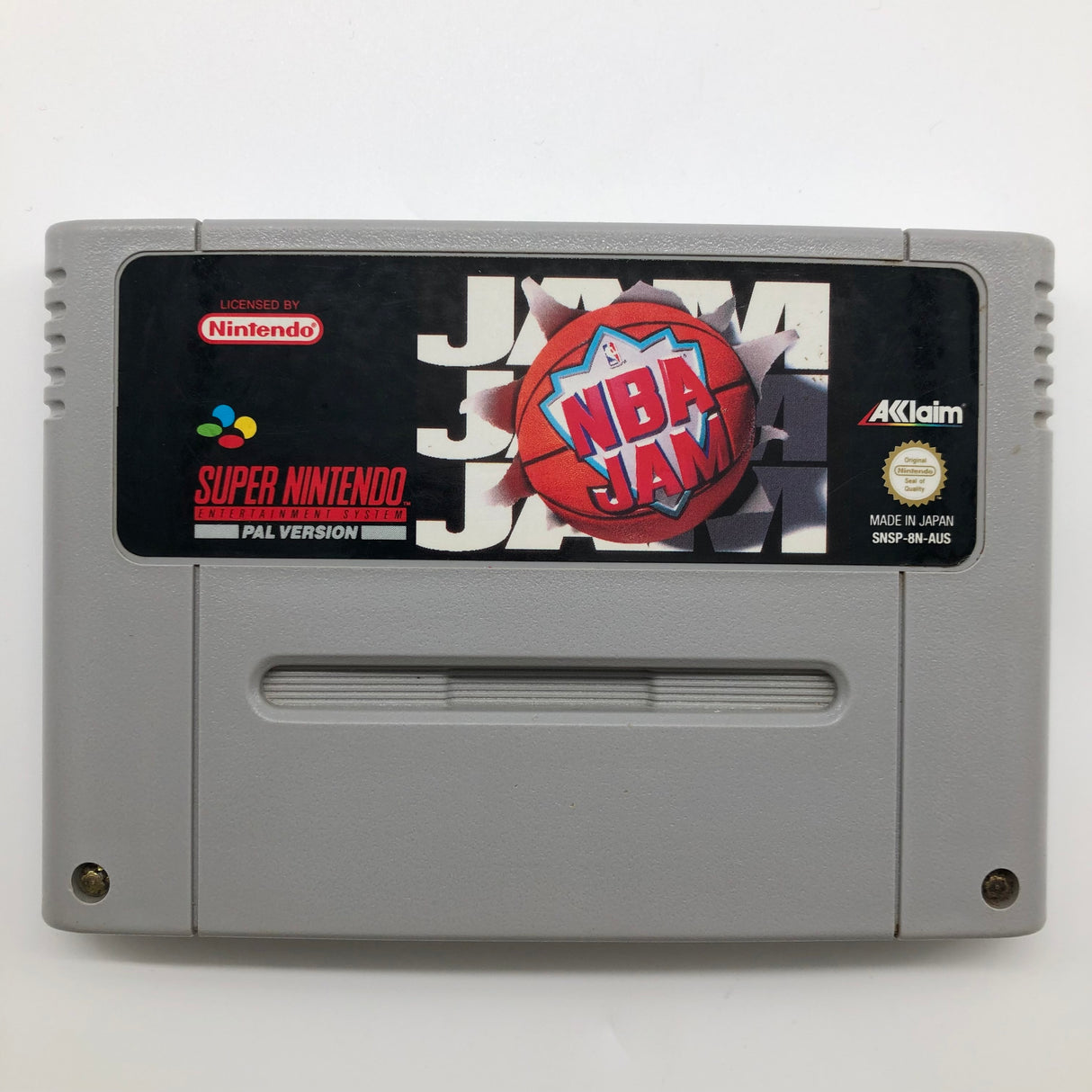 NBA Jam Super Nintendo SNES Game Cartridge PAL