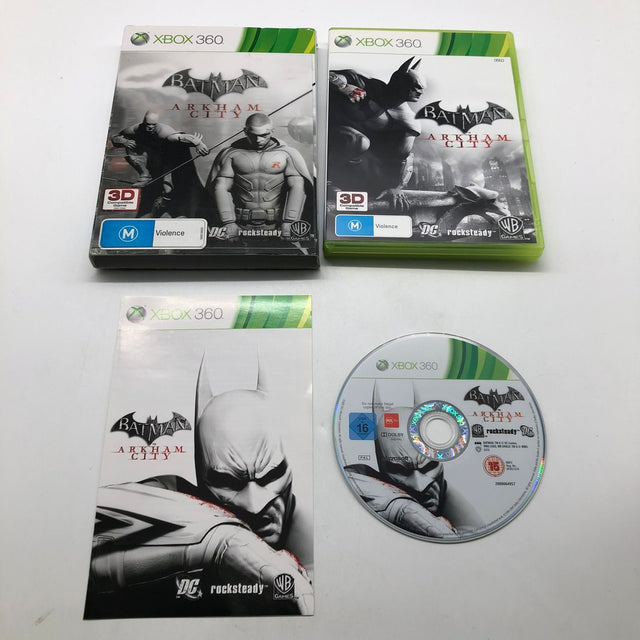 Batman Arkham City Xbox 360 game + Manual PAL 25AU4