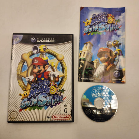 Super Mario Sunshine Nintendo Gamecube Game + Manual PAL