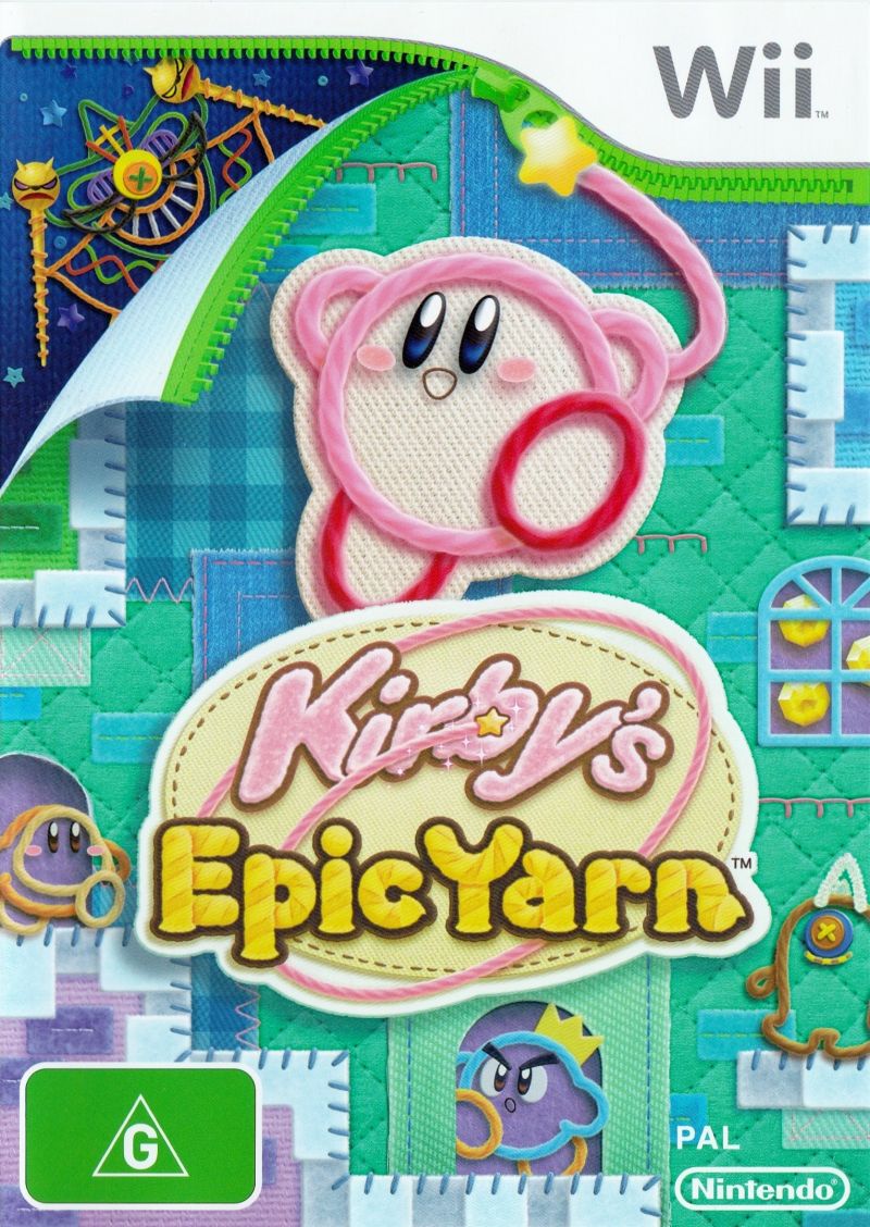 Kirby's Epic Yarn Nintendo Wii Game PAL