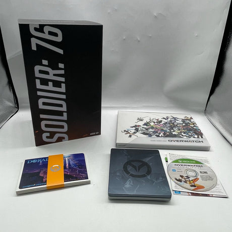 Overwatch Soldier 76 Collectors Edition Blizzard Game + Statue Figure Boxed