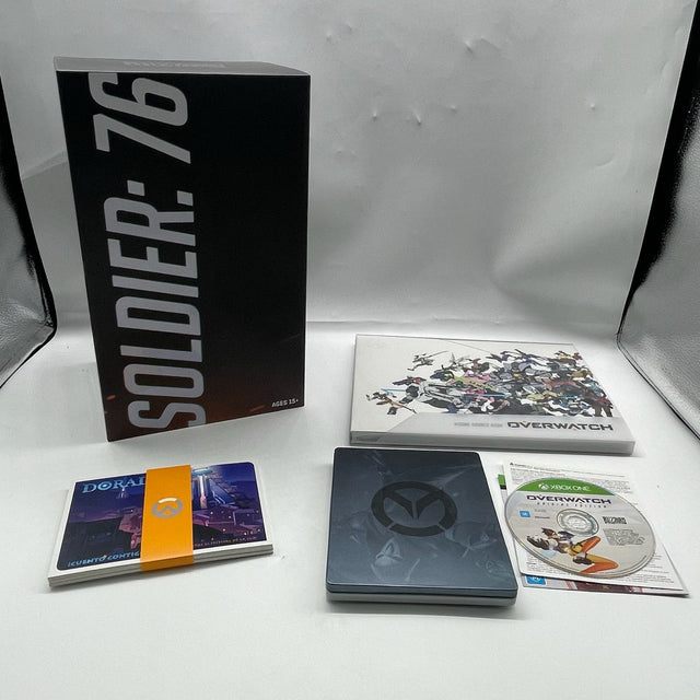 Overwatch Soldier 76 Collectors Edition Blizzard Game + Statue Figure Boxed