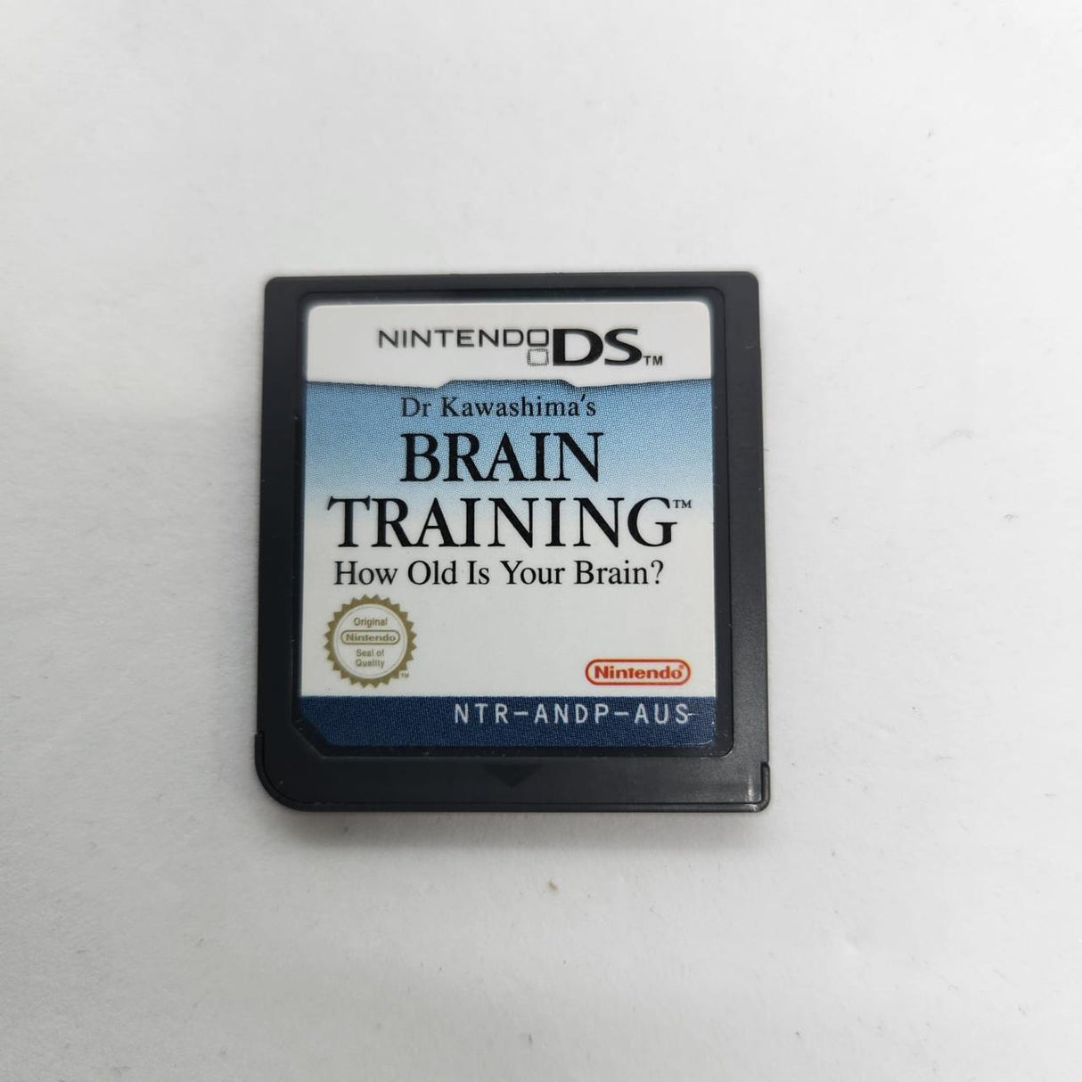 Brain Training Nintendo DS Game Cartridge