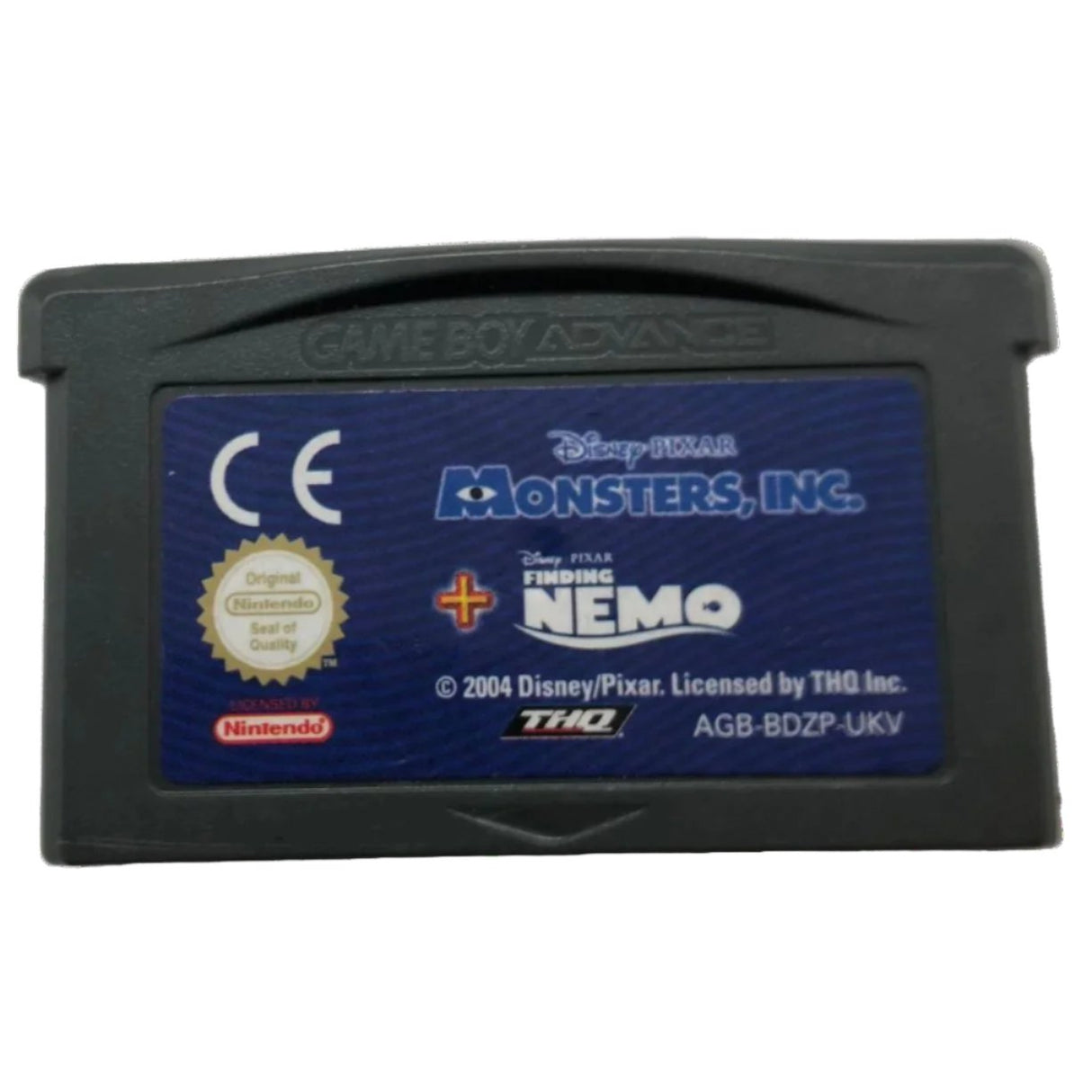 Monsters Inc + Nemo Nintendo Gameboy Advance GBA Game Cartridge 25AU4