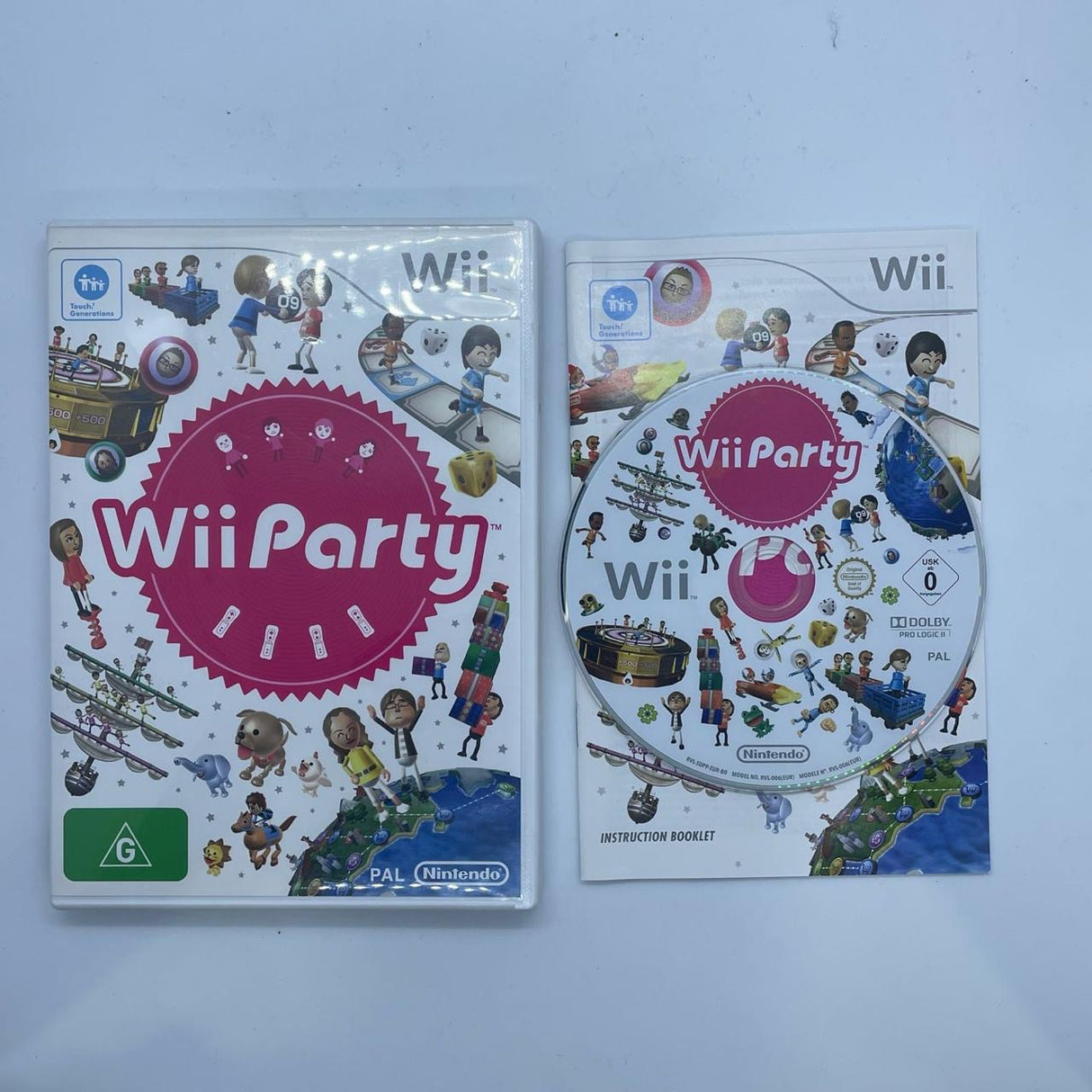 Wii Party Nintendo Wii Game + Manual PAL