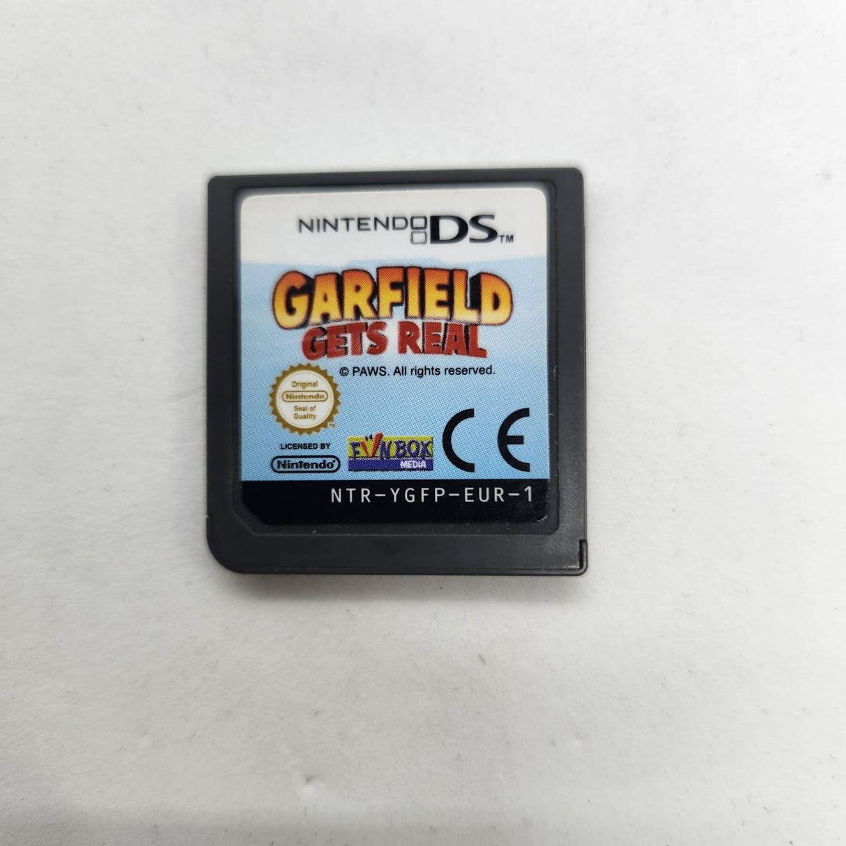 Garfield Gets Real Nintendo DS Game Cartridge