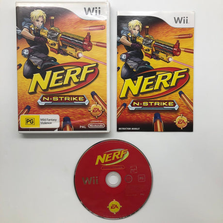 Nerf N-Strike Nintendo Wii Game + Manual PAL
