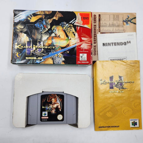 Killer Instinct Gold Nintendo 64 N64 Game Boxed Complete PAL