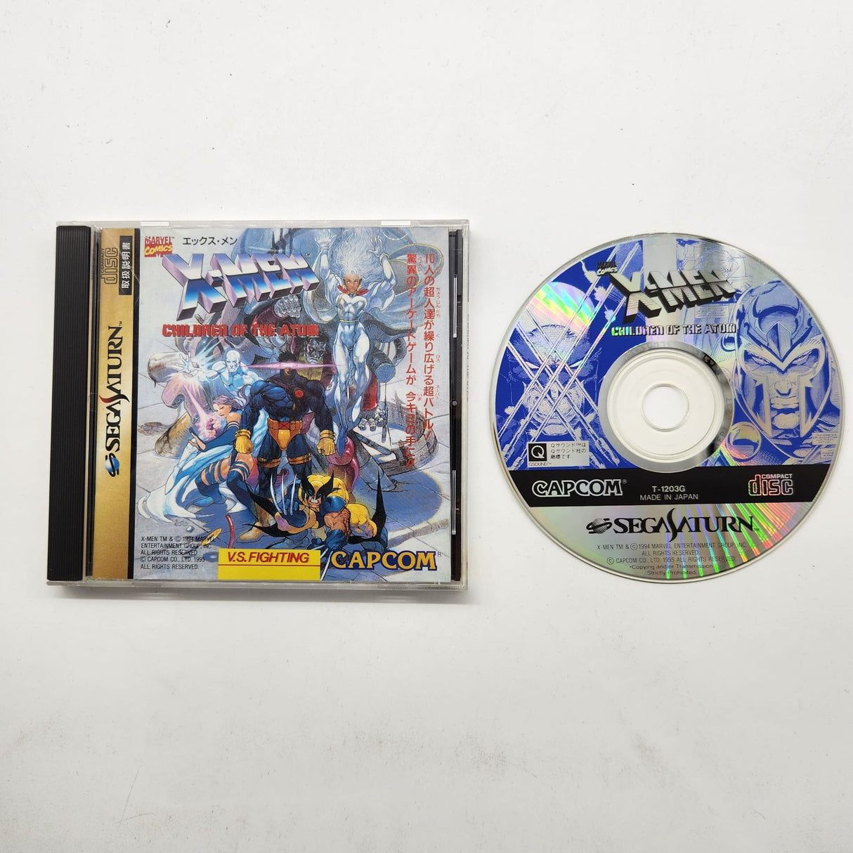 X-men Children of the Atom Sega Saturn Game NTSC-J 01S4