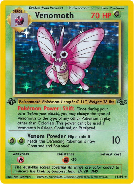 Venomoth (13) [JU - 13/64]-Trippy Trades
