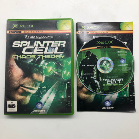 Tom Clancy's Splinter Cell Chaos Theory Xbox Original Game + Manual PAL