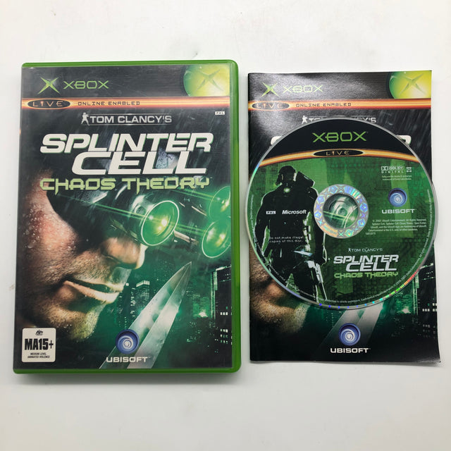Tom Clancy's Splinter Cell Chaos Theory Xbox Original Game + Manual PAL