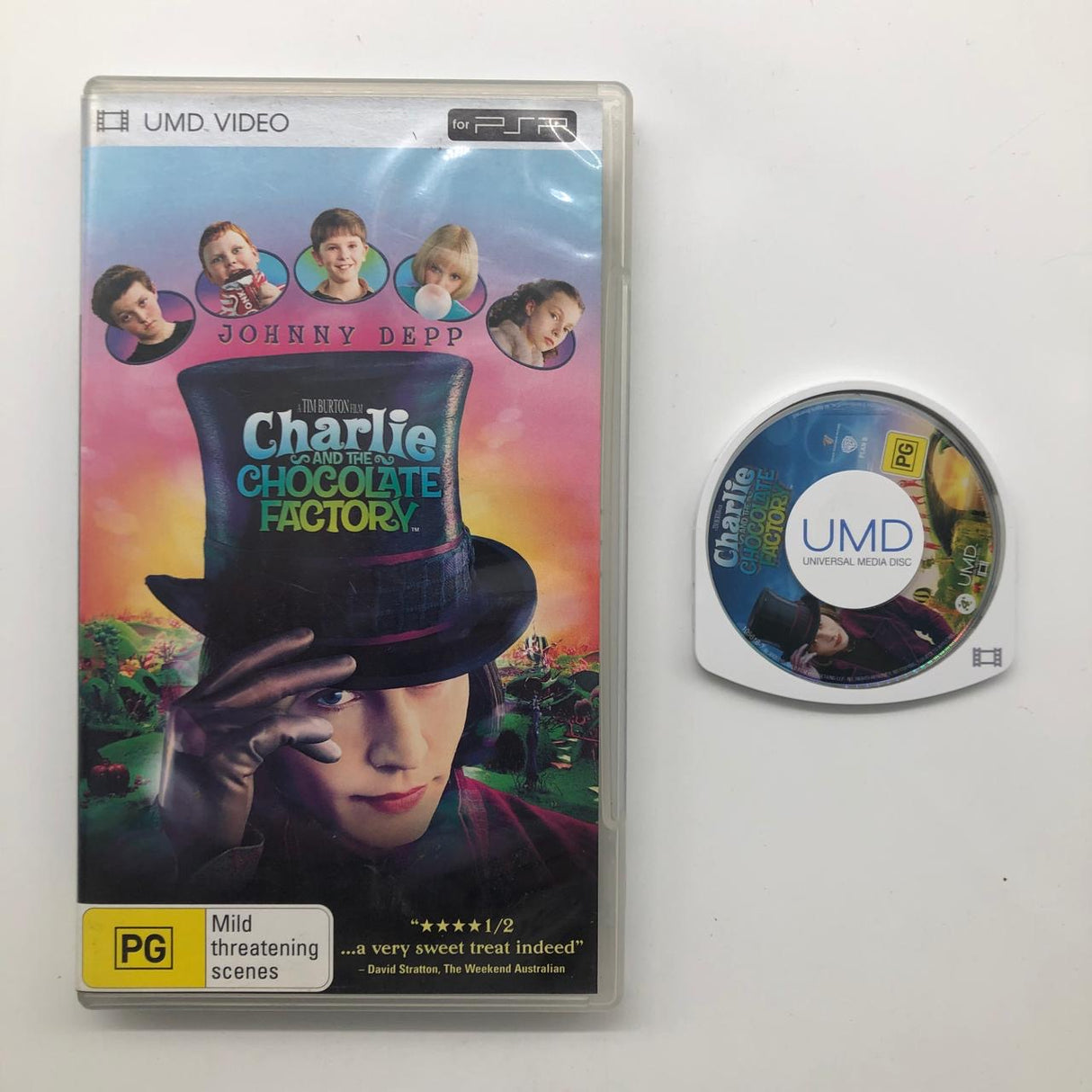 Charlie And The Chocolate Factory PSP Playstation Portable UMD Video Movie 28A4 - Trippy Trades 