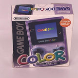 Game Boy Color Atomic Clear Purple Console Boxed Complete with Manual-Trippy Trades
