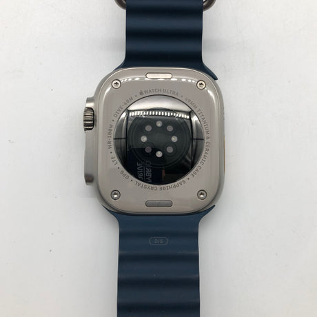 Apple Watch Ultra 49mm Titanium Case with Midnight Ocean Band And Charger 25AU4
