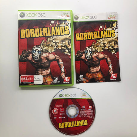 Borderlands Xbox 360 Game + Manual PAL