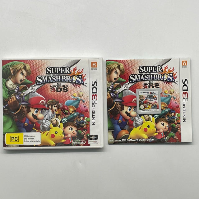 Super Smash Bros Nintendo 3DS Game + Manual PAL
