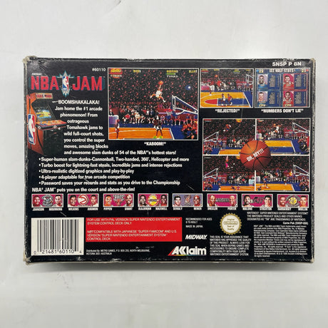NBA Jam T.E Tour Edition Super Nintendo SNES Game Boxed Complete PAL-Trippy Trades
