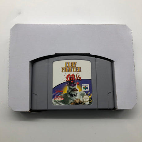 Clay Fighter 63 ⅓ Nintendo 64 N64 Game Boxed Complete PAL