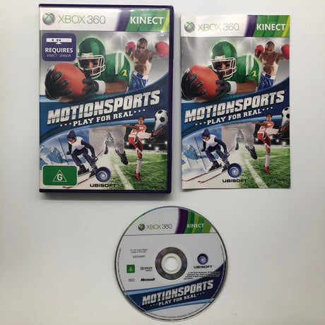 Motionsports Play For Real Xbox 360 Game + Manual PAL