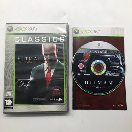 Hitman Blood Money Xbox 360 Game + Manual PAL