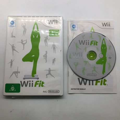 Wii Fit Nintendo Wii Game + Manual PAL 25AU4