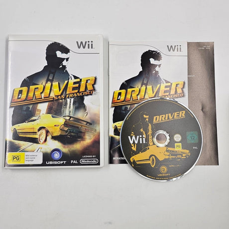 Driver San Francisco Nintendo Wii Game + Manual PAL