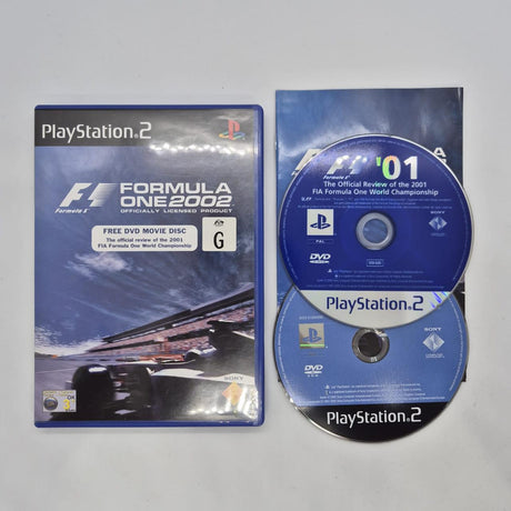 F1 Formula One 2002 PS2 Playstation 2 Game + Manual PAL