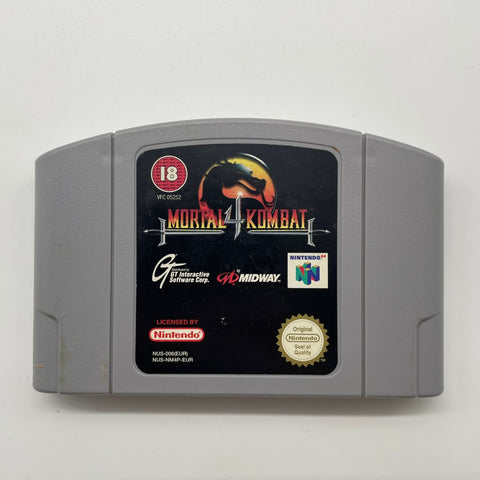 Mortal Kombat 4 Nintendo 64 N64 Game Cartridge PAL 05A4