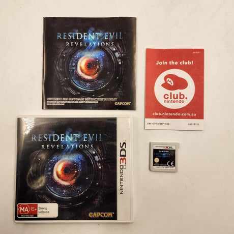 Resident Evil Revelations Nintendo 3DS Game + Manual PAL