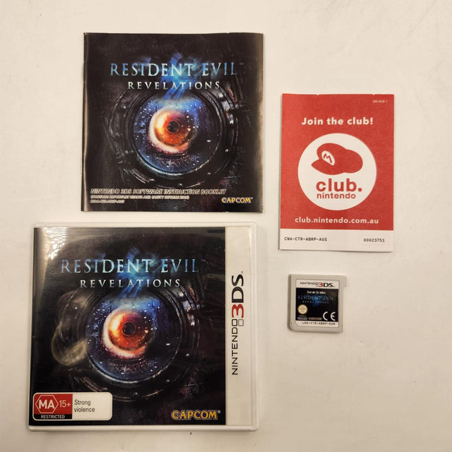Resident Evil Revelations Nintendo 3DS Game + Manual PAL