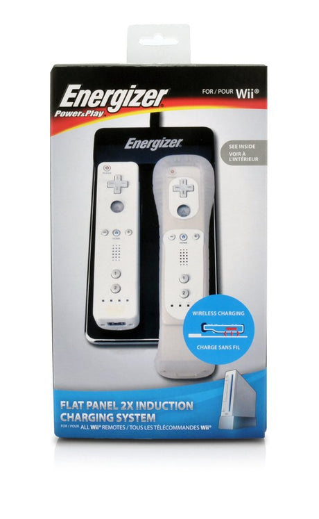 Wii Energizer Flat Panel 2x Induction Charger
