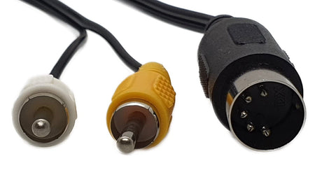 Sega Mega Drive 1 /Master System /Genesis AV RCA Audio Video Cable adaptor 1.8m-Trippy Trades
