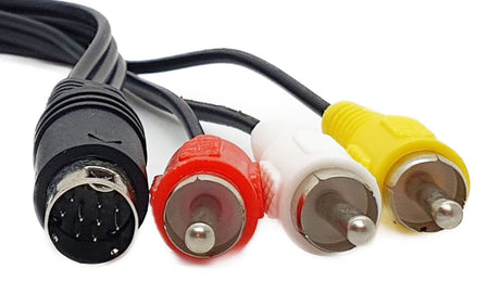 SEGA Mega Drive 2 II Genesis 2 3 TV AV RCA Audio Video Cable Lead Cord Adapter-Trippy Trades