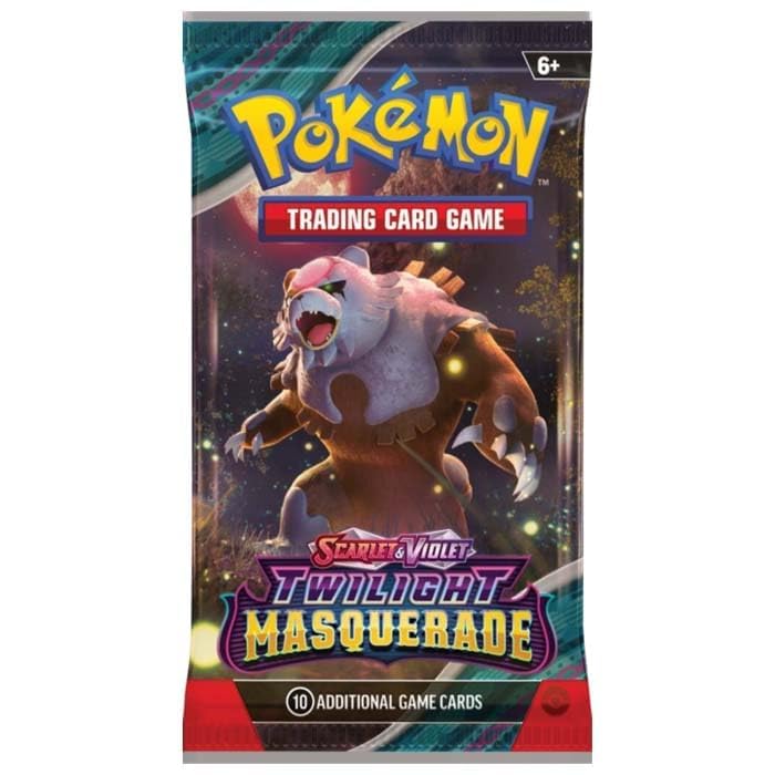 POKEMON TCG Scarlet & Violet 6: Twilight Masquerade Single Booster Pack