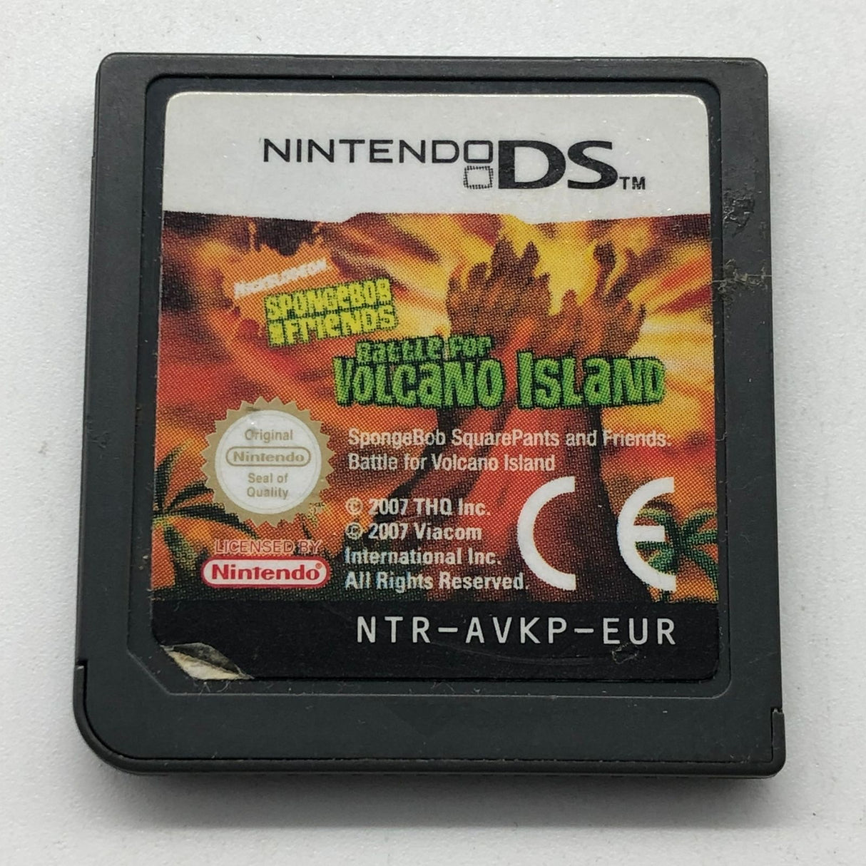Nicktoons Battle For Volcano Island Nintendo DS Game Cartridge 25AU4