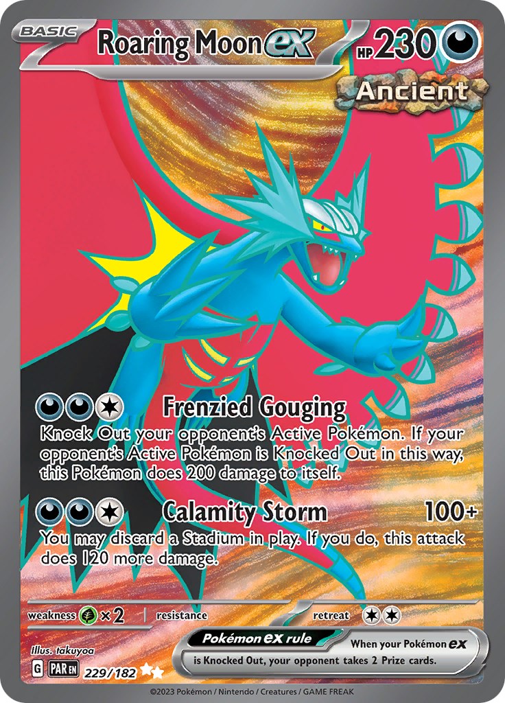Roaring Moon ex - 229/182 [PAR - 229/182]-Trippy Trades