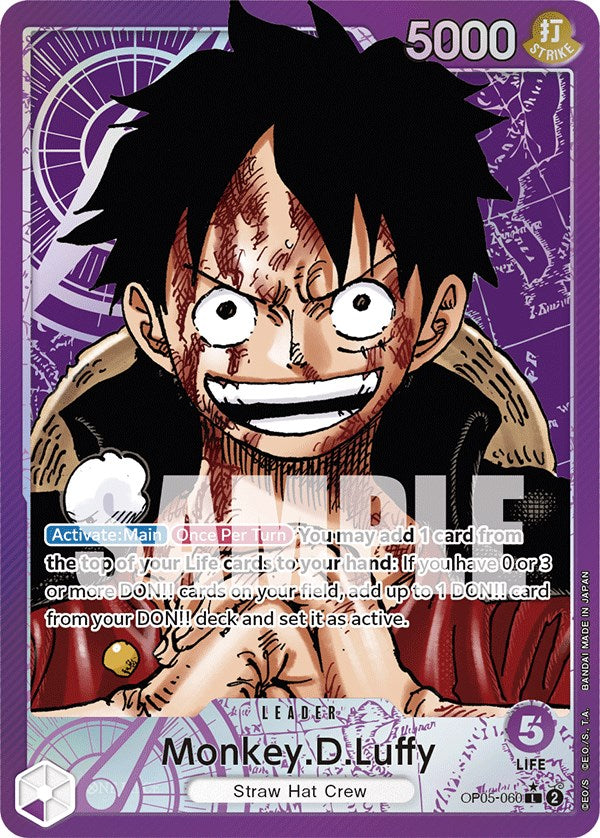 Monkey.D.Luffy (060) (Alternate Art) [OP05 - OP05-060]-Trippy Trades