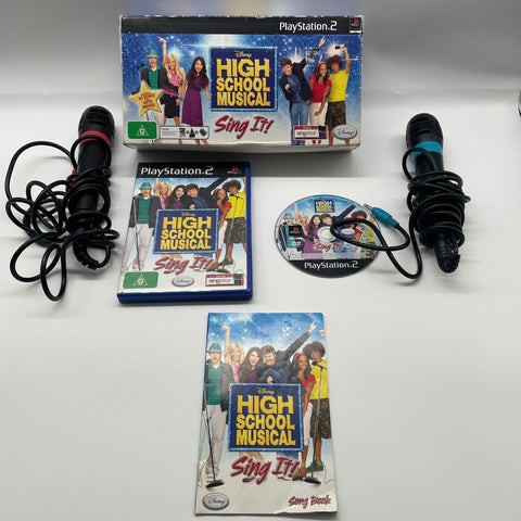High School Musical Sing It Playstation 2 PS2 Boxed 05A4