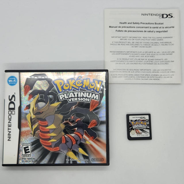 Pokémon Platinum Version Nintendo DS Game + Manual