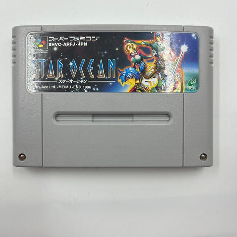Star Ocean Super Nintendo SNES Game Cartridge NTSC-J 17m4