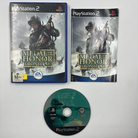 Medal of Honor Frontline PS2 Playstation 2 Game + Manual PAL 17m4