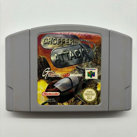 Chopper Attack Nintendo 64 N64 Game Cartridge PAL 17m4