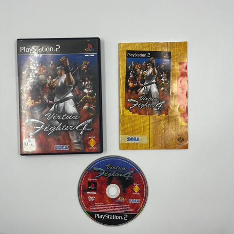 Virtua Fighter 4 PS2 Playstation 2 Game + Manual PAL 17m4
