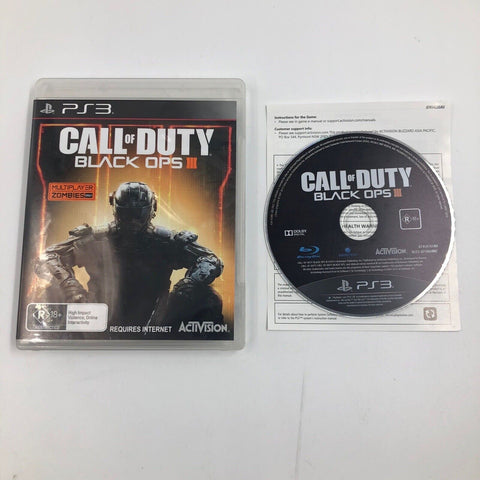 Call Of Duty Black Ops 3 III PS3 Playstation 3 Game 17m4