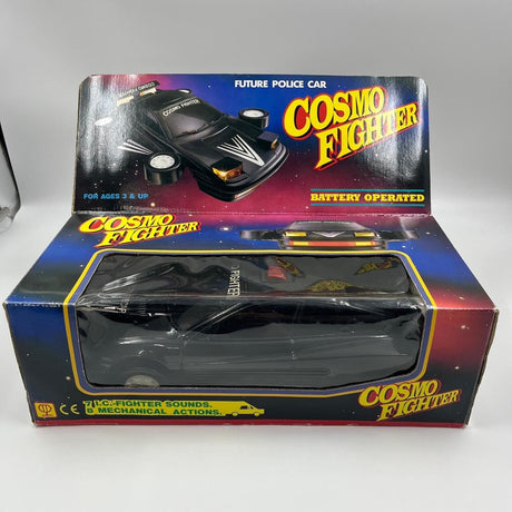 Vintage Cosmo Fighter Future Police Car Toy